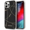 Guess GUHCP12LPCUCHBK iPhone12 Pro Max 6,7 czarny/black hardcase Gold Chain Collection